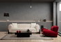 Atelier Del Sofa Sofá 3 Plazas Blanco Confortable y Elegante 248 cm